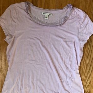 Lilac Banana Republic Short Sleeve Shirt
